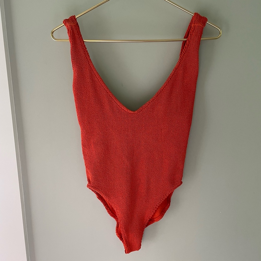 YouSwim Eva One Piece in Tangerine (Bright Orange)